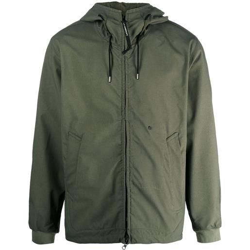 C.P. Company giacca shell-r con cappuccio - verde