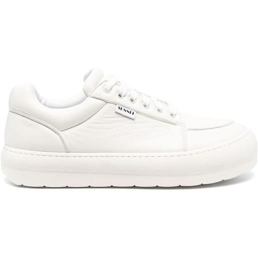 Sunnei sneakers con logo - bianco