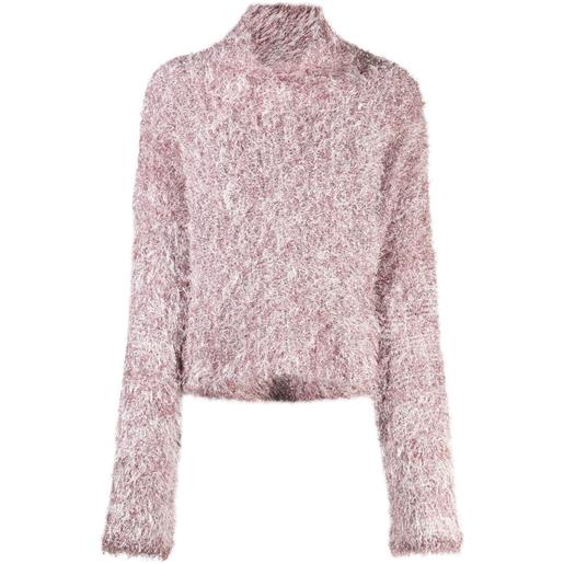 JW Anderson maglione crop con dettaglio cut-out - rosa