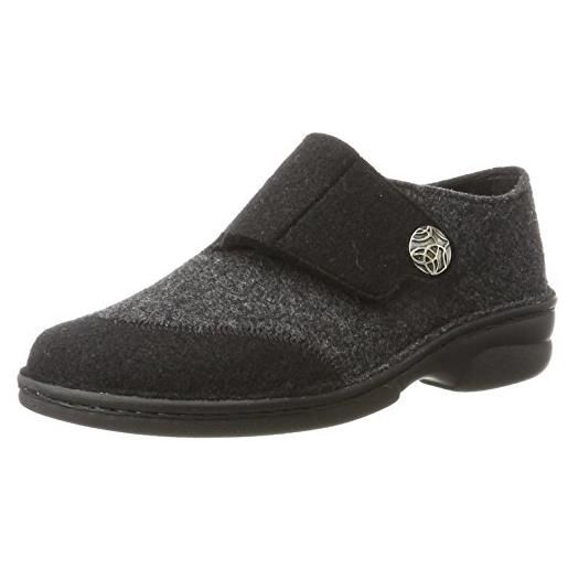 Berkemann jarla, pantofole a stivaletto donna, nero ((schwarz patch), 37 eu
