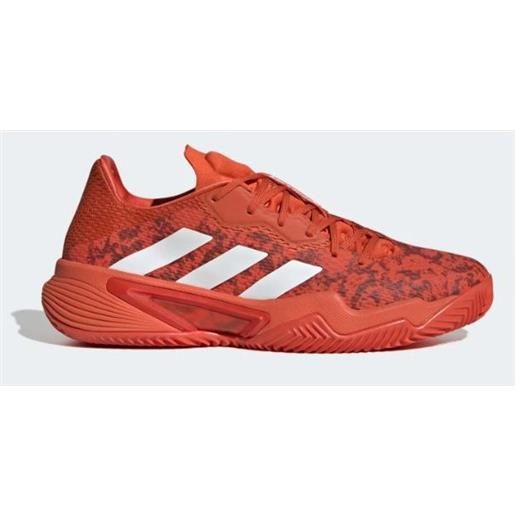 Adidas barricade m clay scarpa tennis rossa uomo