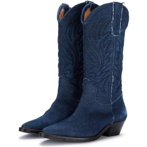 LEMARE' | stivali texani roy blu jeans