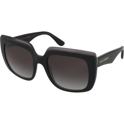 Dolce & Gabbana dg4414 501/8g | occhiali da sole graduati o non graduati | prova online | plastica | quadrati | nero | adrialenti