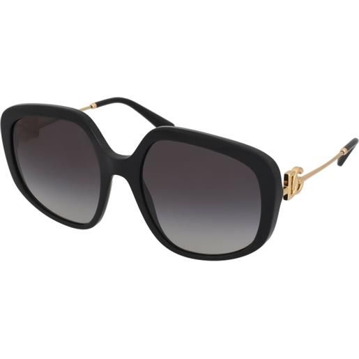 Dolce & Gabbana dg4421 501/8g | occhiali da sole graduati o non graduati | prova online | plastica | oversize | nero | adrialenti