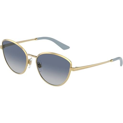 Dolce & Gabbana dg2280 02/14 | occhiali da sole graduati o non graduati | prova online | metallo | farfalla | oro | adrialenti