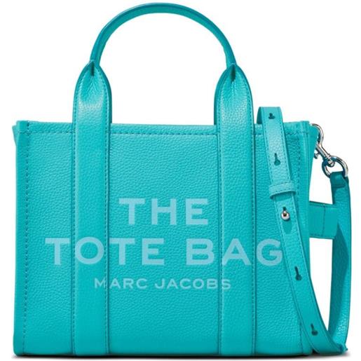 Marc Jacobs borsa the leather tote piccola - blu
