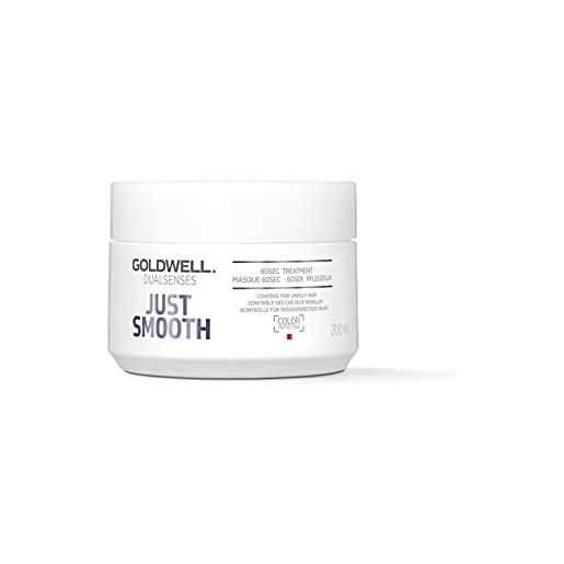 Goldwell dualsenses just smooth, trattamento 60 secondi per capelli indisciplinati e crespi, 200ml