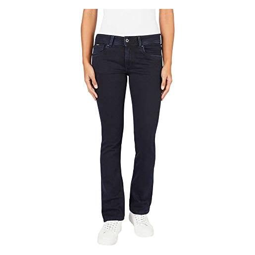 Pepe Jeans saturn, jeans donna, nero (denim-xg1), 28w / 34l