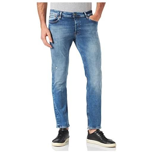 JACK & JONES jjiglenn jjoriginal jos 985 80sps noos jeans, blu denim, 28w x 30l uomo
