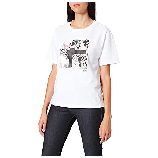 HUGO the boxy tee 7 t-shirt, open miscellaneous975, l donna