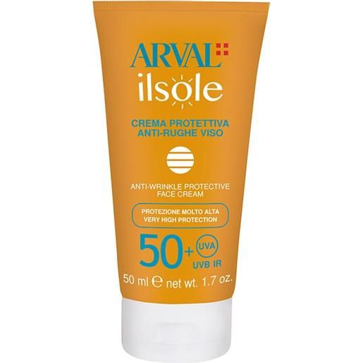 ARVAL il sole crema protettiva anti-rughe viso spf 50+ 50 ml