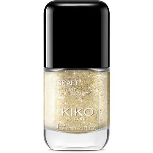 KIKO smart nail lacquer- biodegradable glitter edition - 312 true gold