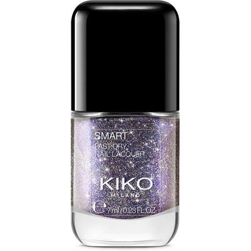 KIKO smart nail lacquer- biodegradable glitter edition - 315 purple blossom