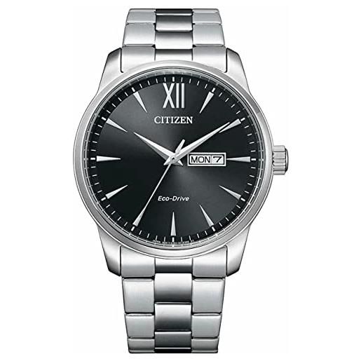 Citizen orologio analogo al quarzo uomo con cinturino in acciaio inossidabile bm8550-81ee