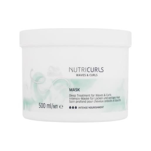 Wella Professionals nutri. Curls deep treatment maschera intensamente nutriente per capelli mossi e ricci 500 ml per donna