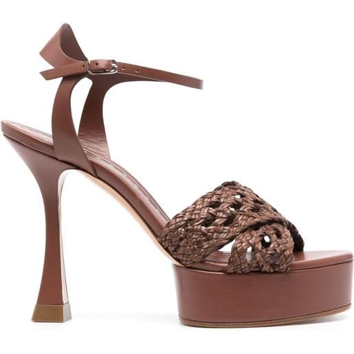 Casadei sandali nigella 60mm - marrone
