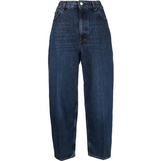 TOTEME jeans affusolati a vita alta - blu