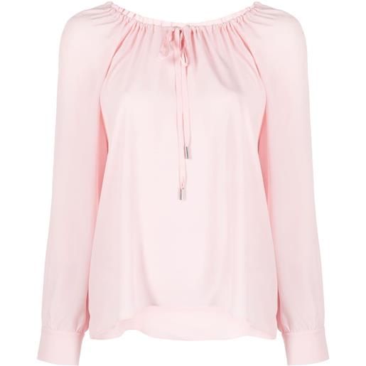 Boutique Moschino blusa con coulisse - rosa