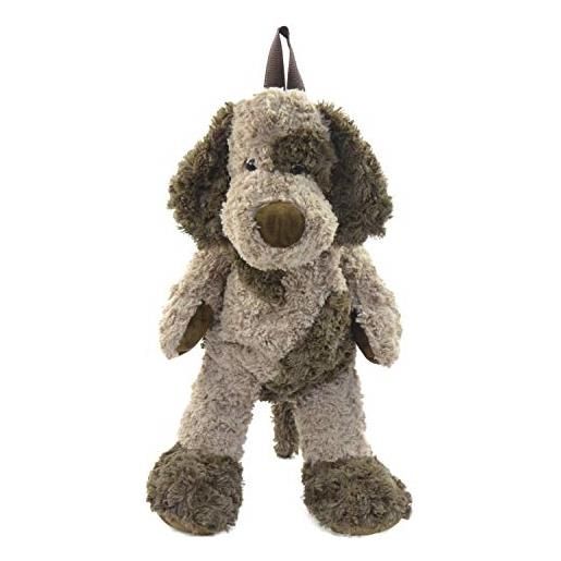 Kögler plüsch rucksack für kinder, hund braun/dunkelbraun, ca. 60 cm zainetto per bambini, 50 cm, multicolore (braun/dunkelbraun)