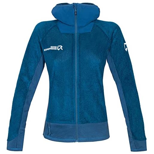 Rock Experience rewc02121 pinnacle hoodie fz giacca donna moroccan blue m