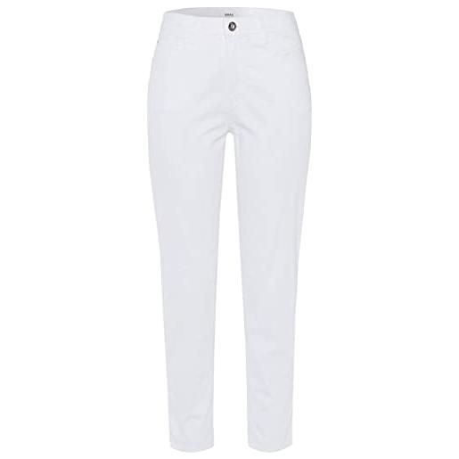 BRAX style mary s ultralight cotone organico accorciato i jeans, bianco, 34w x 30l donna