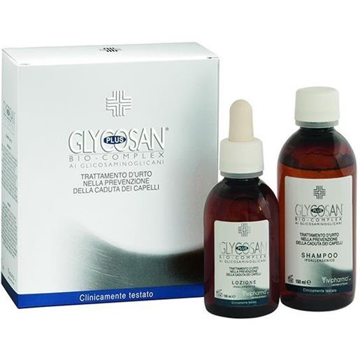 Vivipharma glycosan plus bio-complex shampoo 150ml + lozione anticaduta 100ml