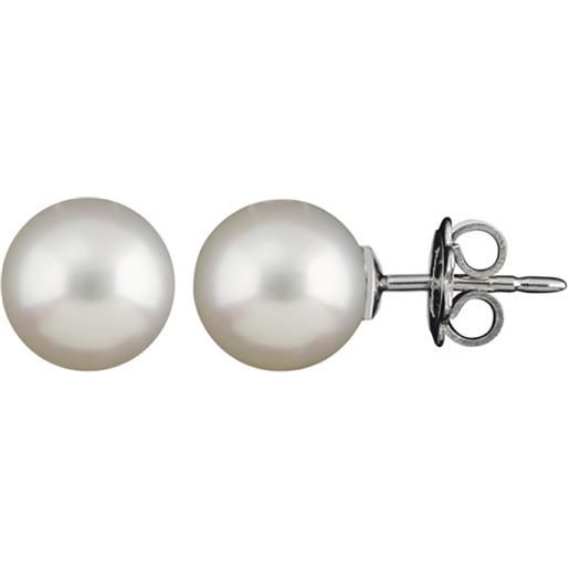 Salvini orecchini in oro bianco con perle giapponesi 0,7 gr