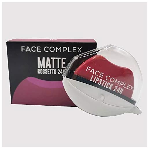 Face complex rossetto matte 24h waterproof a lunga tenuta varie tonalita' 5.5g (03)