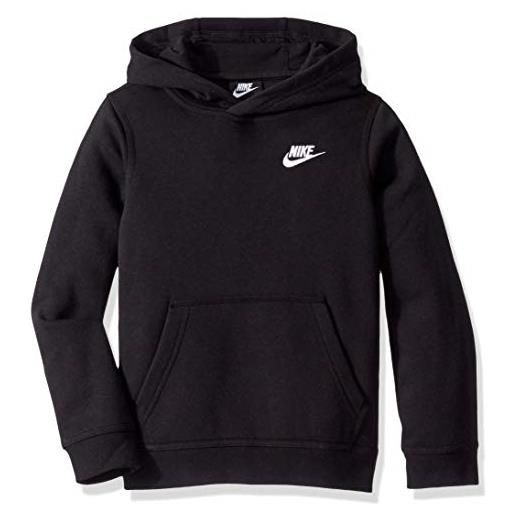 Nike sportswear club, felpa con cappuccio a tre pezzi per bambini, nero, s