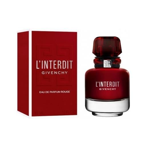 Givenchy l'interdit rouge eau de parfum, spray - profumo donna 35ml