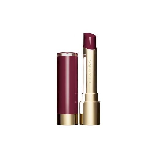 Clarins joli rouge lacquer, 3 gr - rossetto effetto laccato make up viso 744l plum
