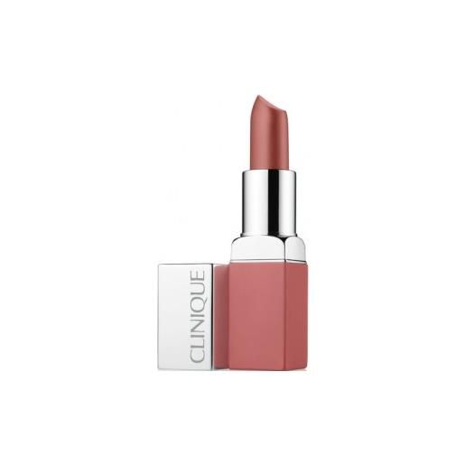 Clinique pop matte matte lip colour effetto matt + base levigante, 3,9 g - rossetto make up viso 01 blushing pop