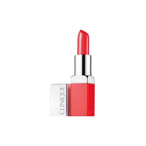 Clinique pop lip colour colore intenso + base levigante, 3,9 g - rossetto make up viso pop lip 06 poppy pop