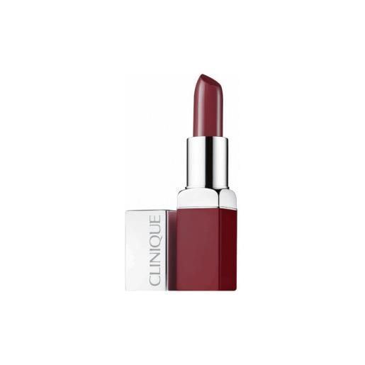 Clinique pop lip colour colore intenso + base levigante, 3,9 g - rossetto make up viso pop lip 15 berry pop