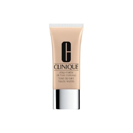 Clinique stay matte oil free makeup (tipo di pelle ii-iii- iv), 30 ml - fondotinta make up viso stay matte foundation cn 10 alabaster