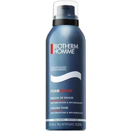 Biotherm foam shaver - mousse da barba pelli sensibili 200 ml