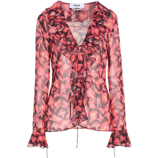 MSGM - camicie e bluse fantasia