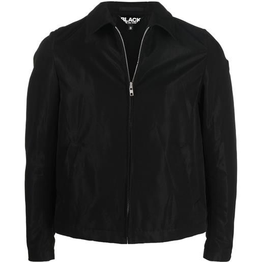 Black Comme Des Garçons giacca a vento con zip - nero