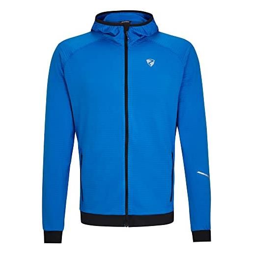 Ziener nagus giacca funzionale, per sport da montagna, traspirante, elasticizzata, persiano blu, 52 uomo
