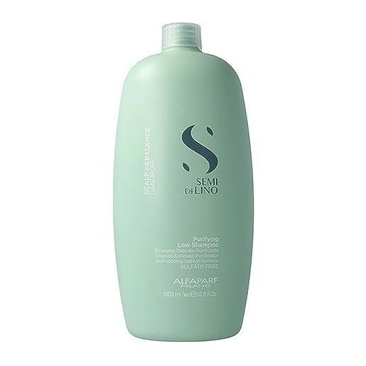 Alfaparf semi di lino scalp rebalance purifying low shampoo 1000ml - shampoo antiforfora