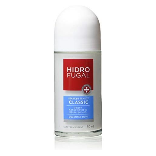 Hidrofugal, roll-on classico anti-traspirante, confezione da 5 (5 x 50 ml) (lingua italiana non garantita)