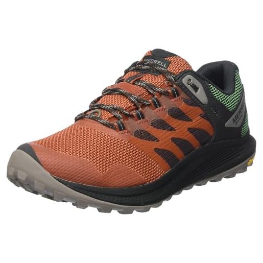 Merrell nova 3 gtx, scarpe da escursionismo uomo, colore: verde pino, 43.5 eu