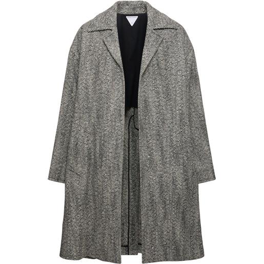 BOTTEGA VENETA cappotto in feltro di lana chevron