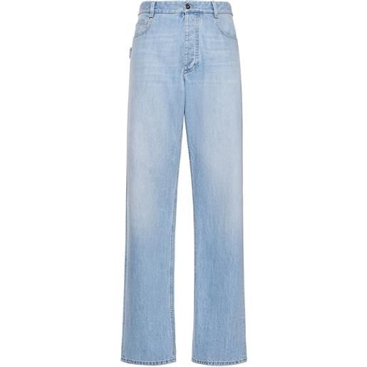 BOTTEGA VENETA jeans larghi in denim di cotone vintage