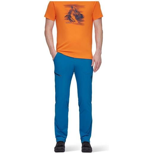 Mammut runbold pants arancione, blu 44 / regular uomo