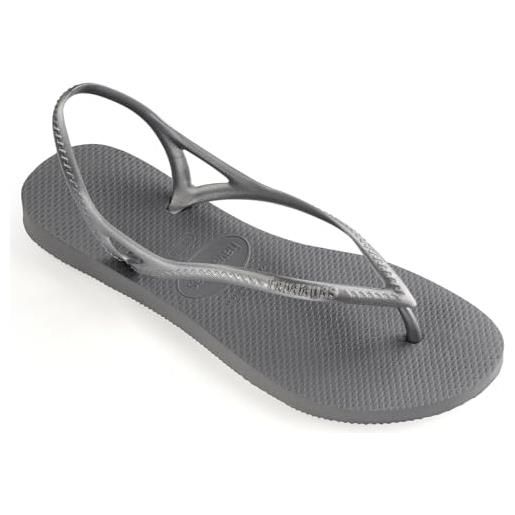 Havaianas sunny, sandali donna, grigio (grigio acciaio), 39/40 eu