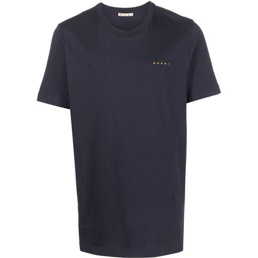 Marni t-shirt con stampa - blu