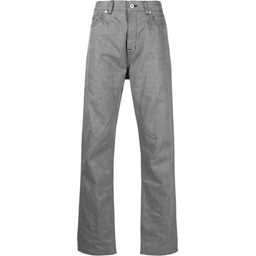 Rick Owens DRKSHDW jeans dritti - grigio