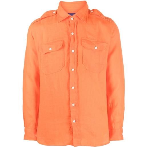 Ralph Lauren Purple Label camicia - arancione