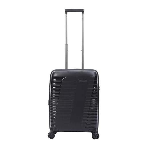 Totto valigia trolley piccola colore nero - traveler dimensioni piccole, nero, pequeño, casual